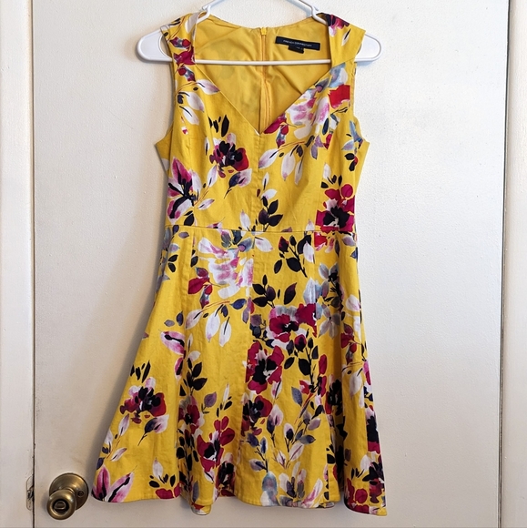 FRENCH CONNECTION Floral Print Cotton Mini Dress - Picture 5 of 10